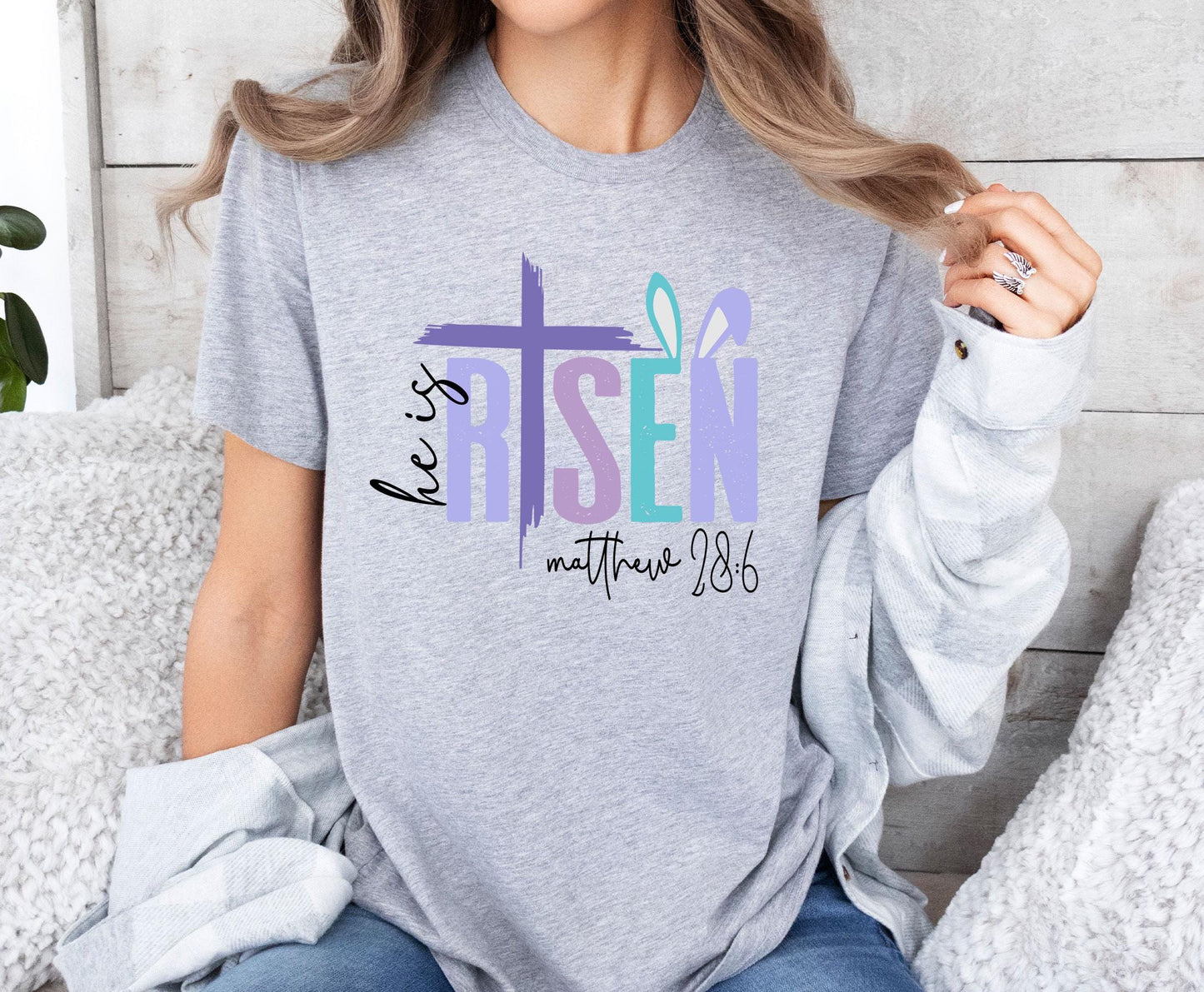 He Is Risen Tee V2
