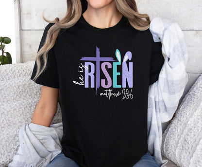 He Is Risen Tee V2