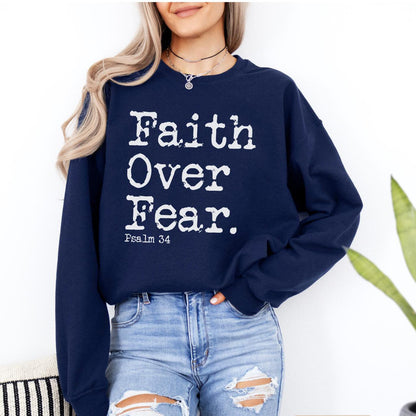The Faith Over Fear Sweater New