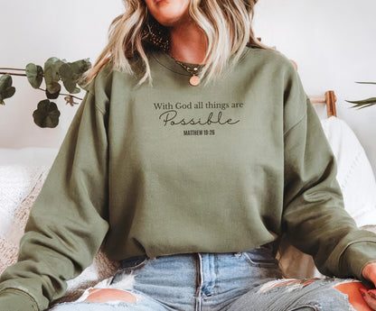 All Things Are Possible Sweater V4