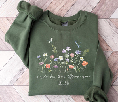 Consider The Wildflowers Sweater
