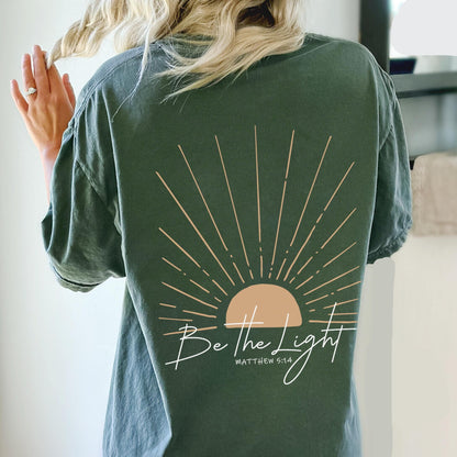Be The Light Back Print Shirt