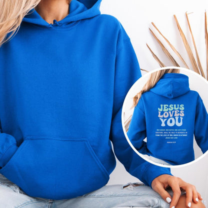 Jesus Loves You Hoodie V8