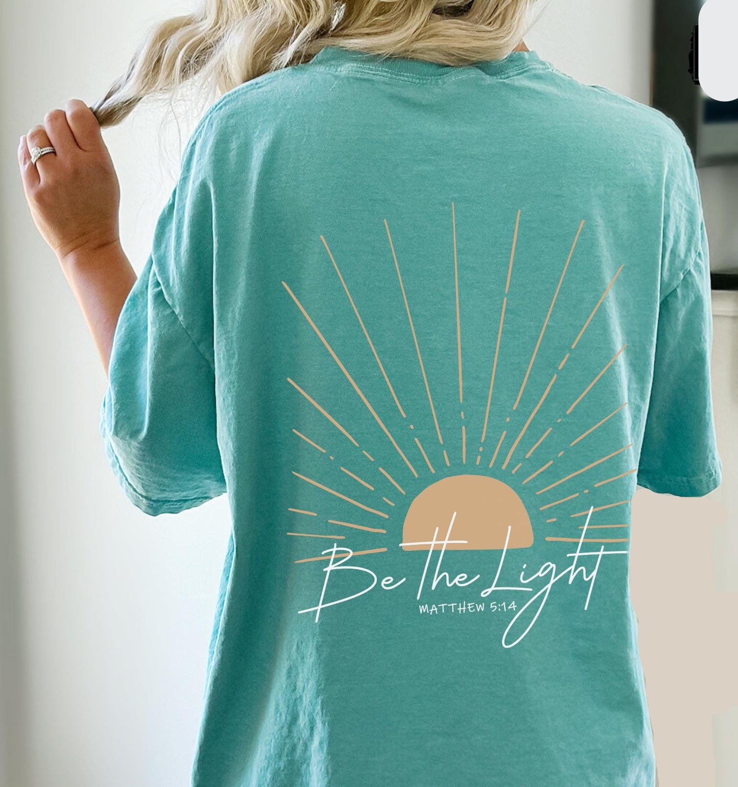 Be The Light Back Print Shirt