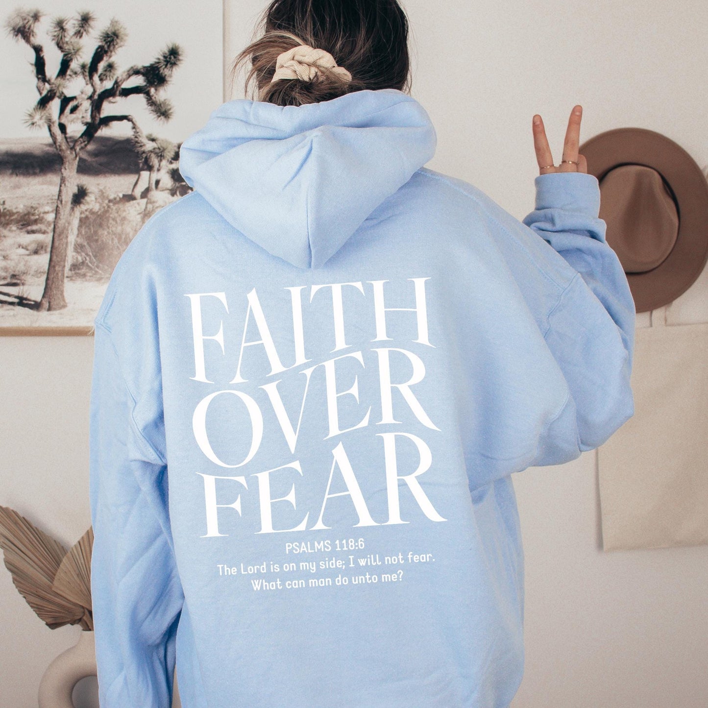 Faith Over Fear Hoodie V5