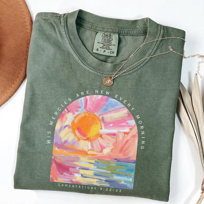 Christian Shirt His Mercies Are New