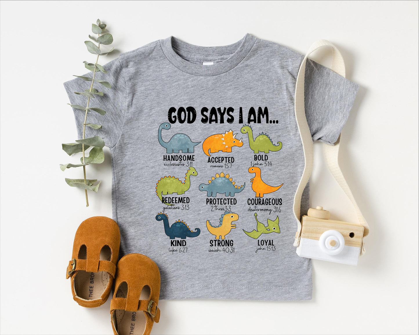 God Says I Am Dinosaur Shirt