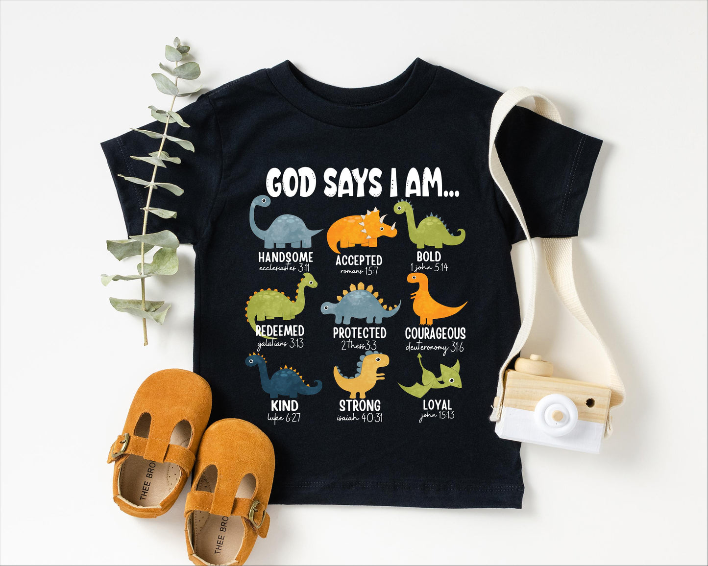 God Says I Am Dinosaur Shirt