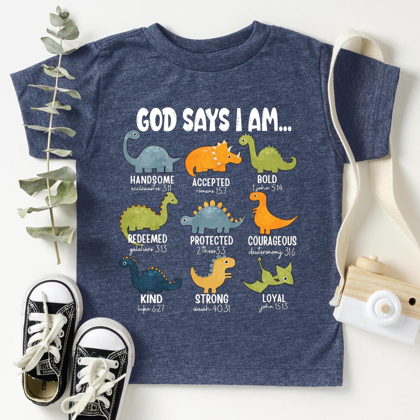 God Says I Am Dinosaur Shirt