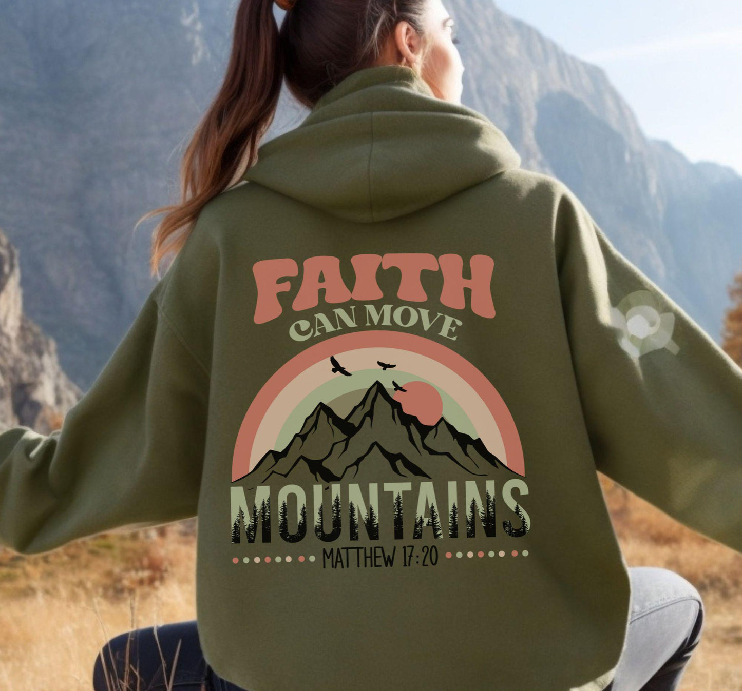 Faith Moves Mountains Hoodie V2