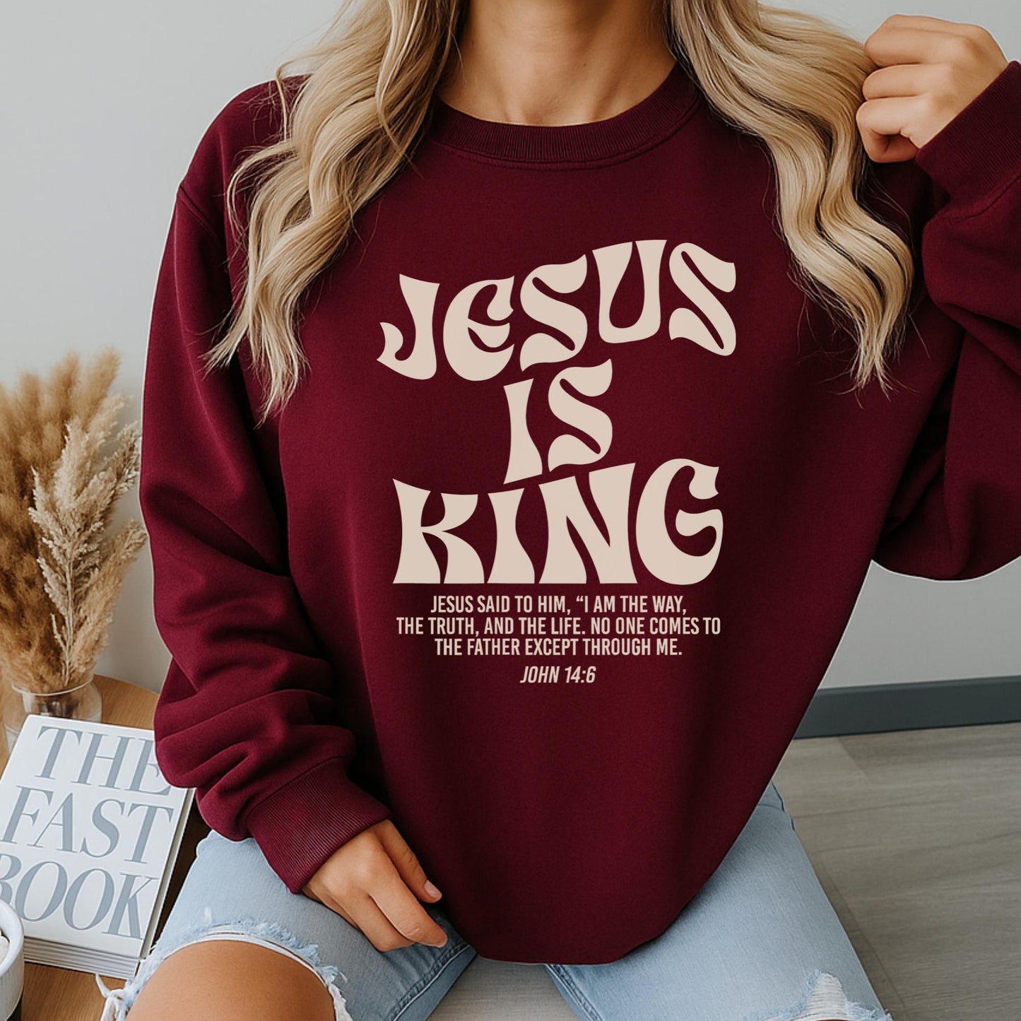 Jesus Is King Sweater V6