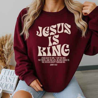 Jesus Is King Sweater V6