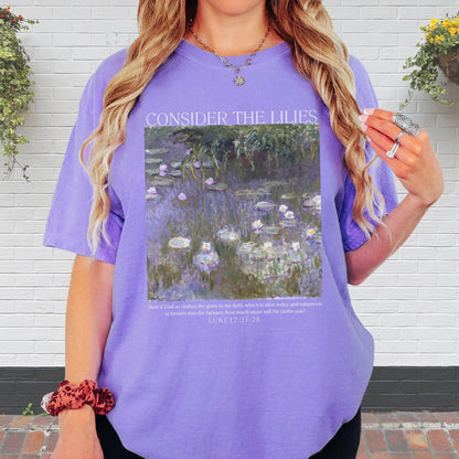Consider The Lilies Christian Shirt