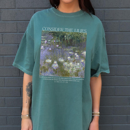 Consider The Lilies Christian Shirt