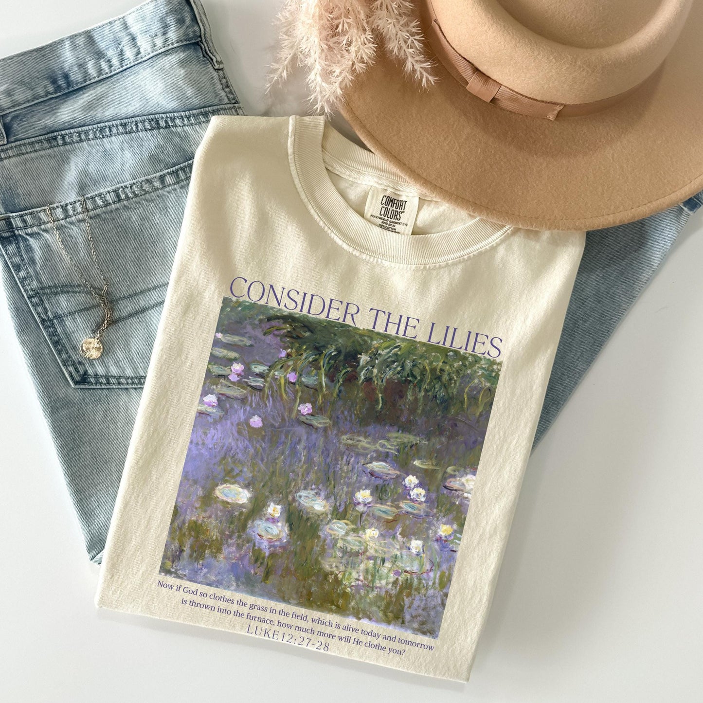 Consider The Lilies Christian Shirt