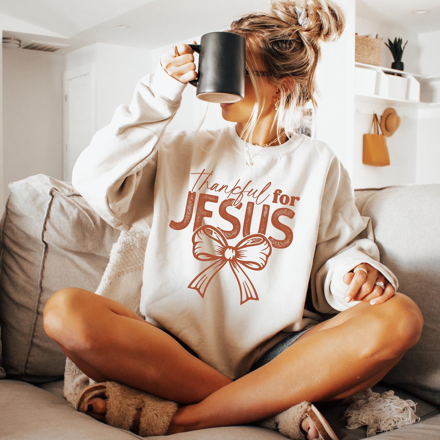 Thankful For Jesus Sweater V