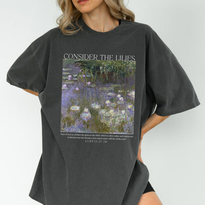 Consider The Lilies Christian Shirt
