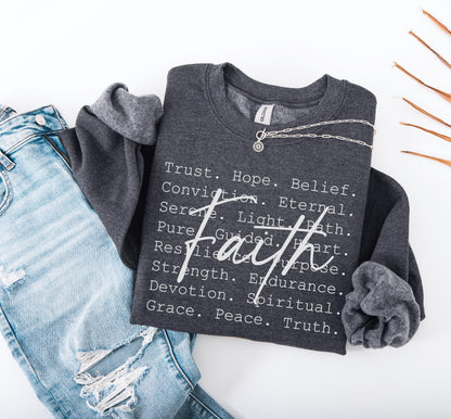 Faith Word Sweater