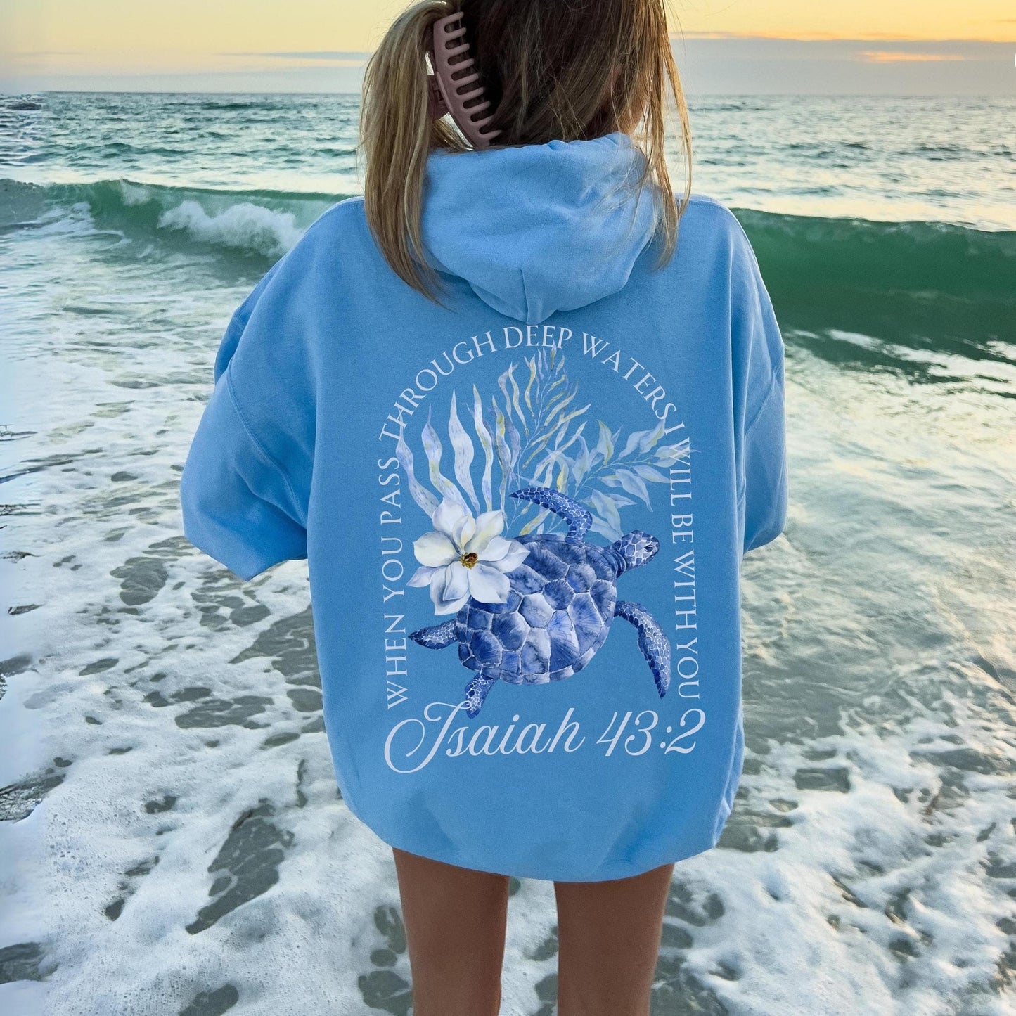 Coastal Christian Sea Turtle Sweatshirt
