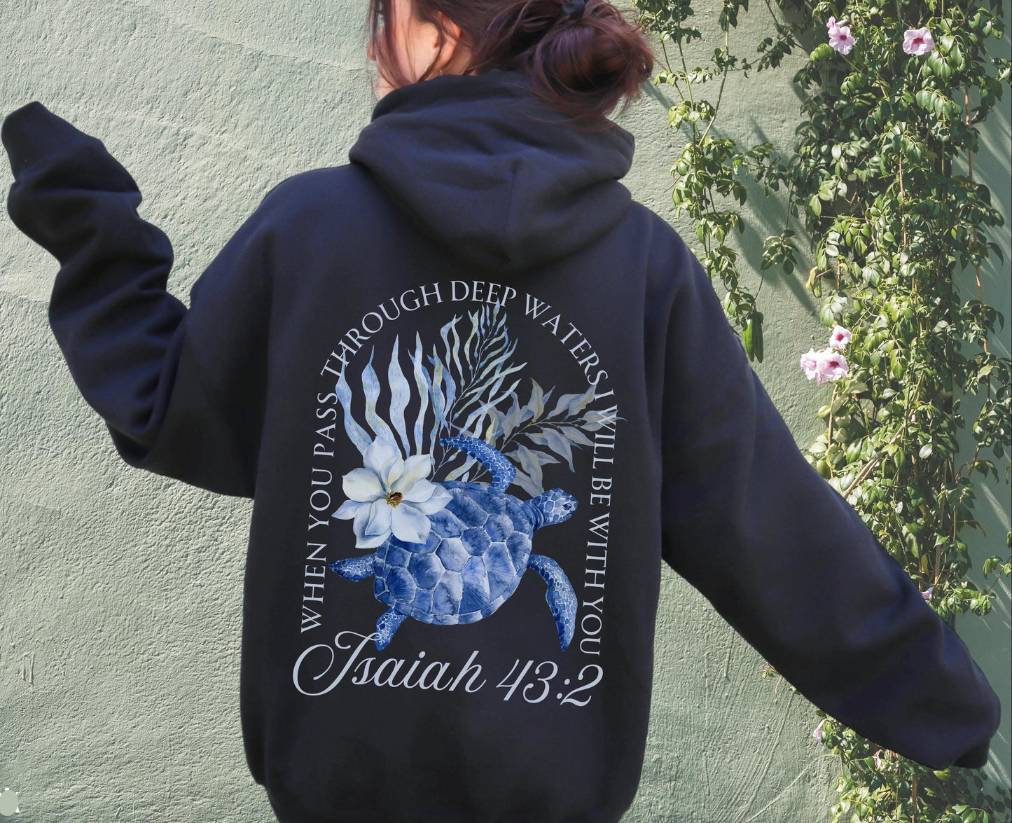 Coastal Christian Sea Turtle Sweatshirt