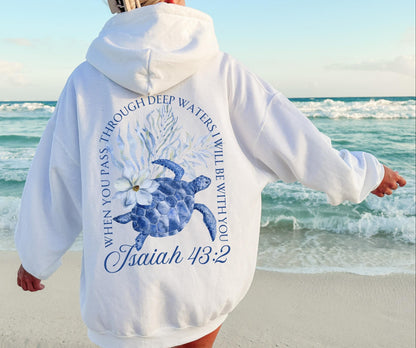 Coastal Christian Sea Turtle Sweatshirt