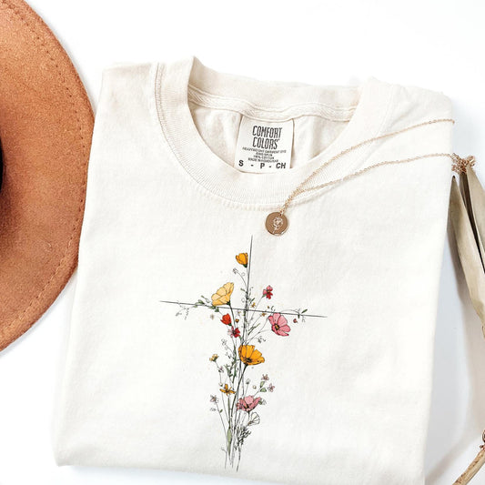 Floral Cross Shirt