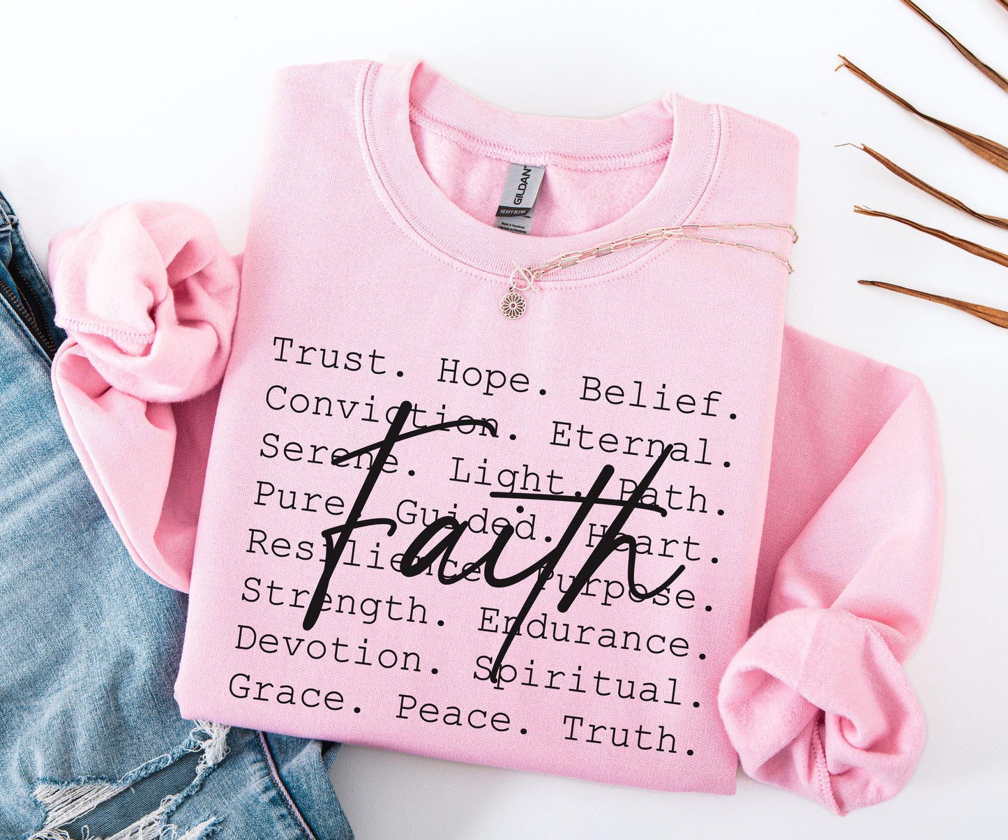 Faith Word Sweater