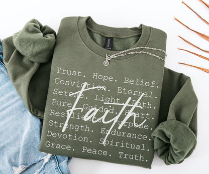 Faith Word Sweater