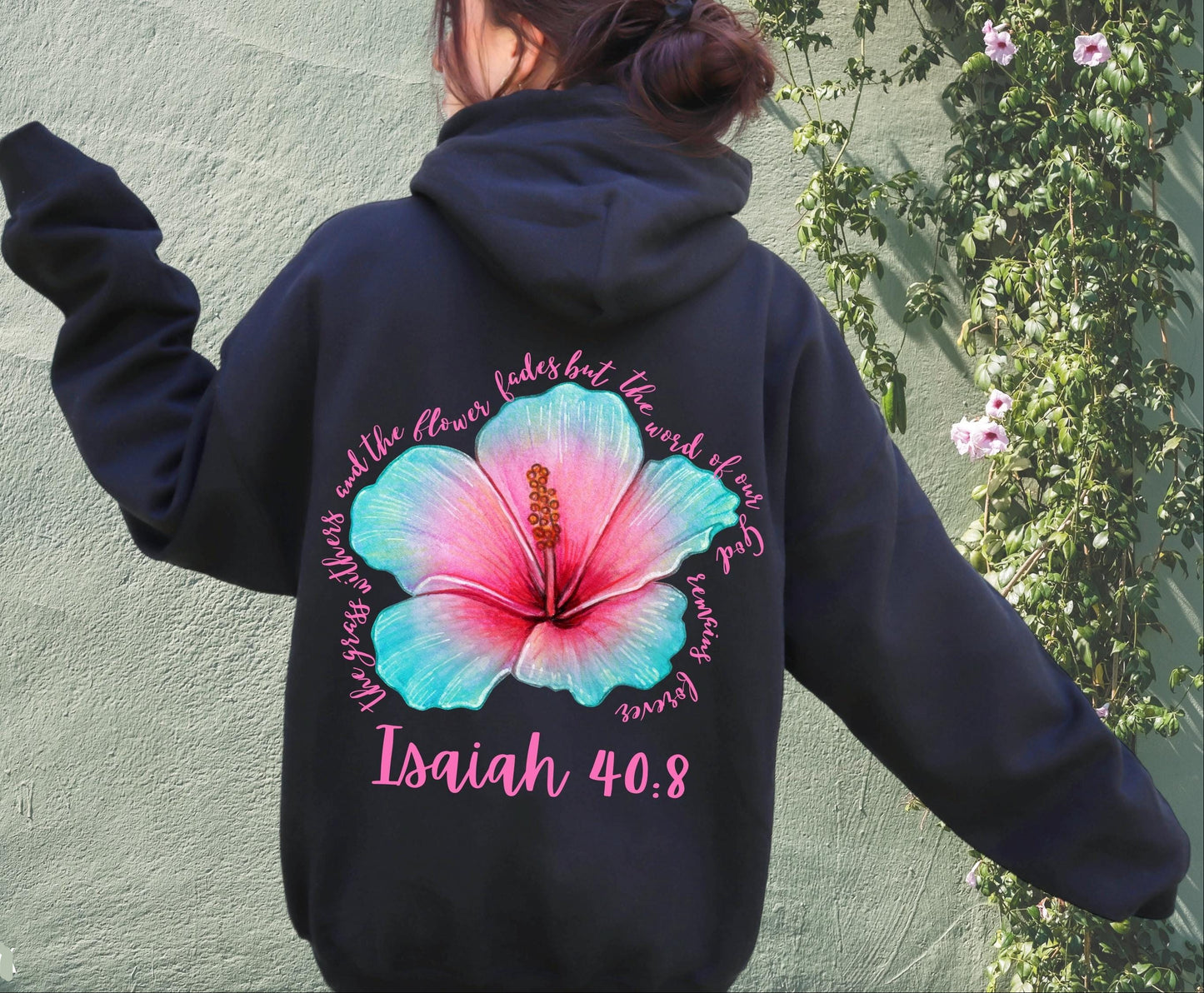 Hibiscus Christian Sweatshirt