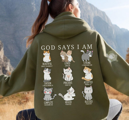 God Says I Am Hoodie New