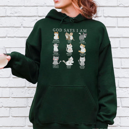 God Says I Am Hoodie New