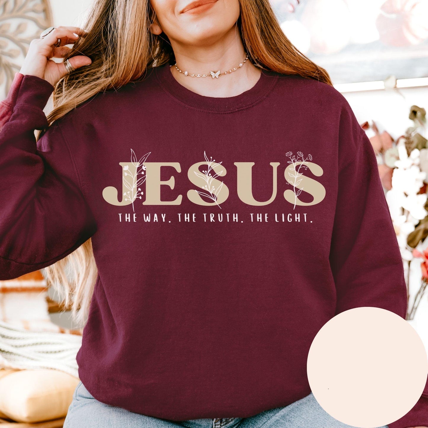 Jesus The Way Sweater New V2