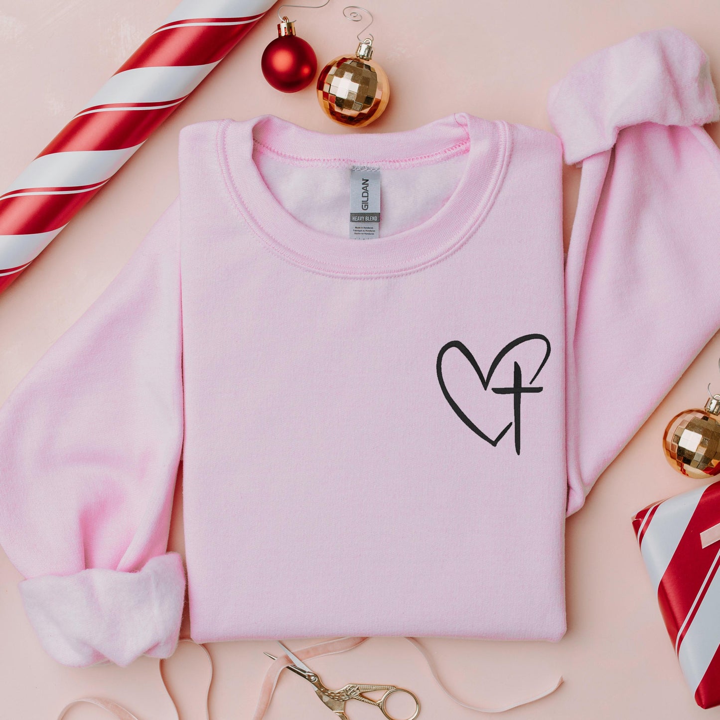 Heart Cross Sweater