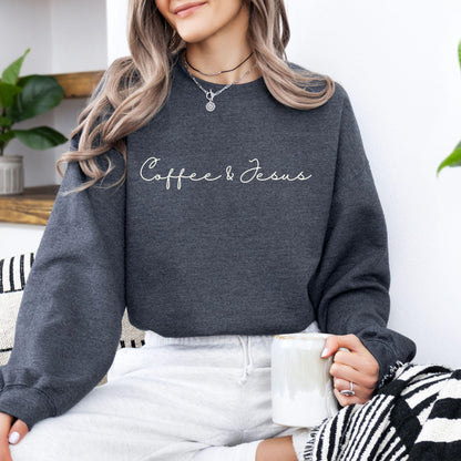 Coffee & Jesus Sweater V5
