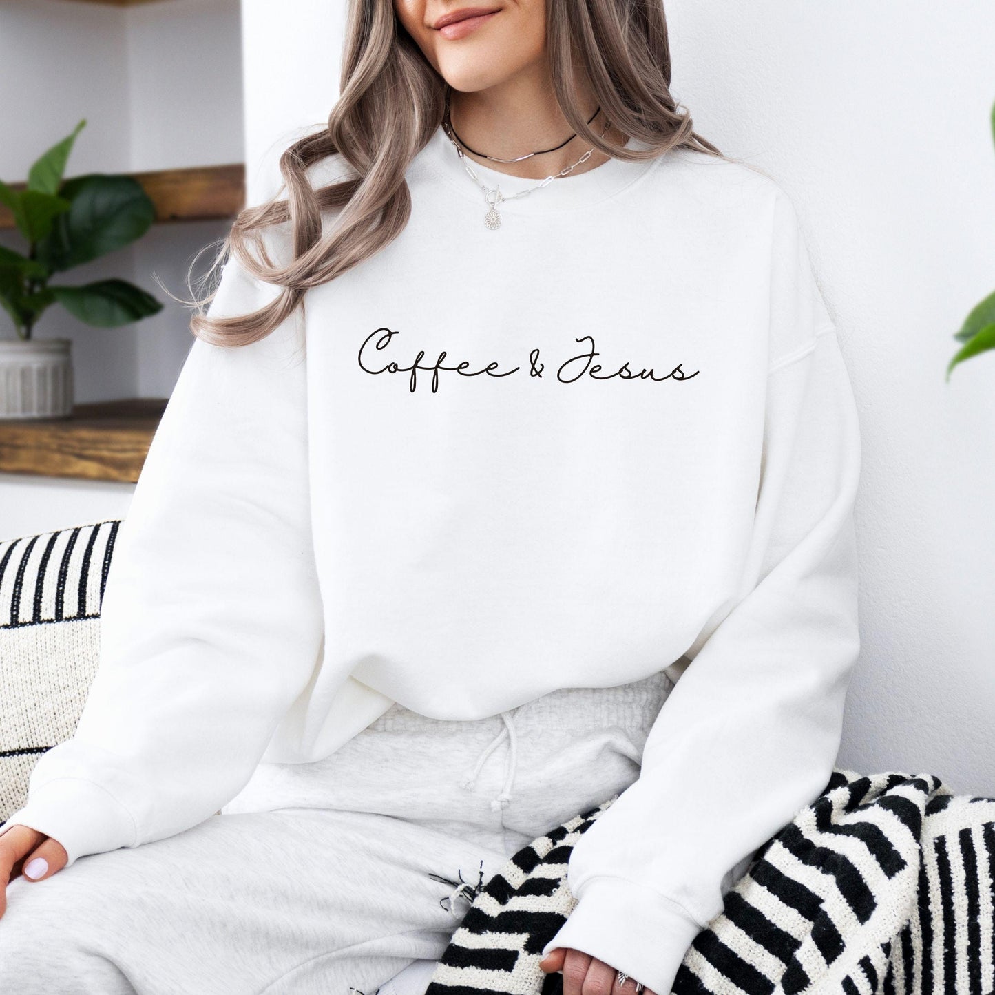 Coffee & Jesus Sweater V5
