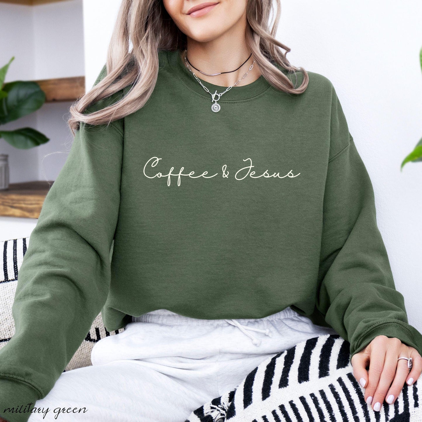 Coffee & Jesus Sweater V5