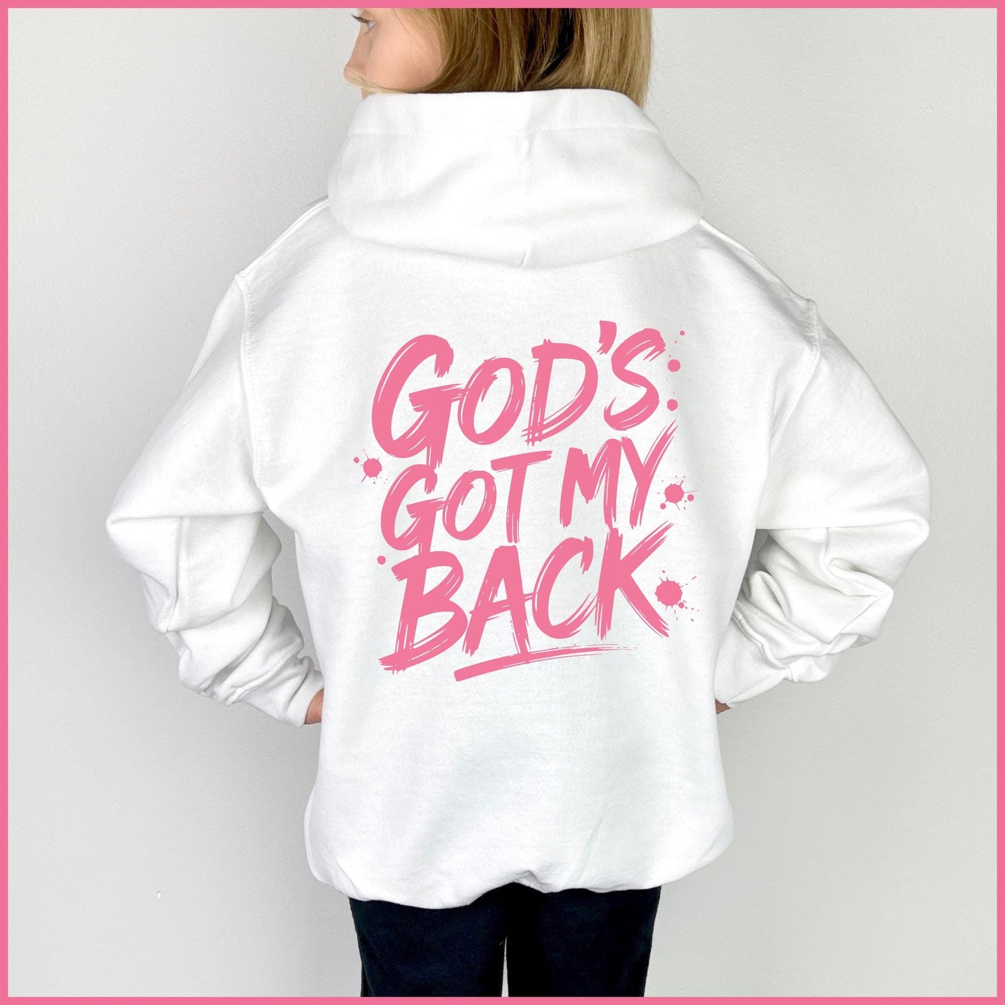 God's Got My Back Youth Hoodie