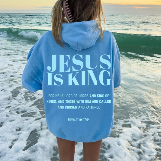 Jesus Is King Christian Hoodie V6