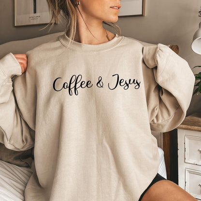 Coffee & Jesus Sweater V4