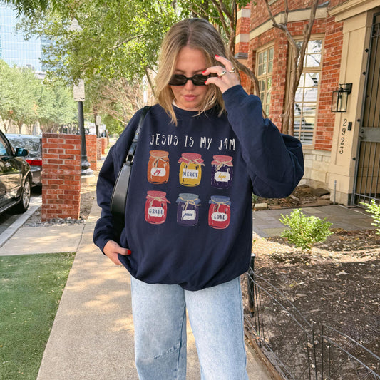 Jesus Is My Jam Crewneck
