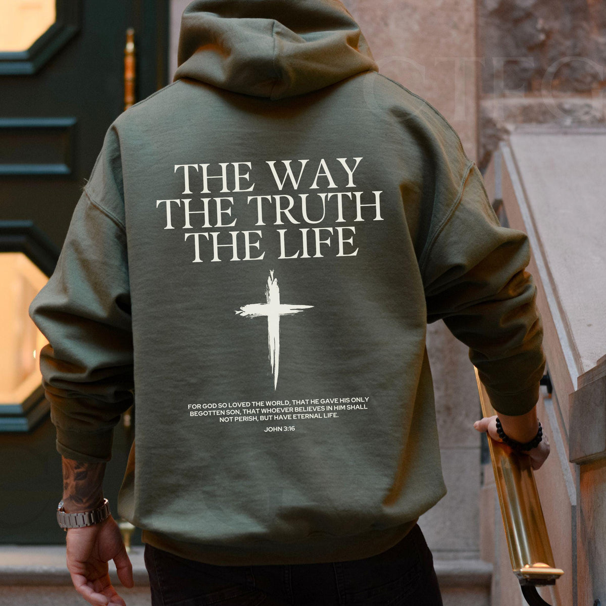 Christian Cross Hoodie