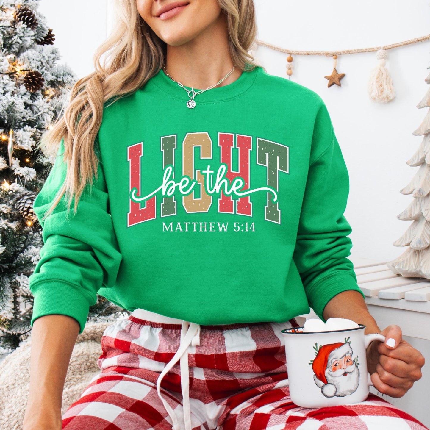 Be The Light Christmas Sweater