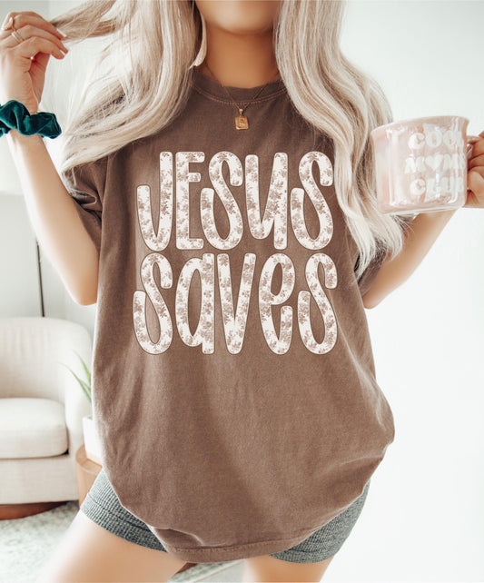 Jesus Saves Tee V12
