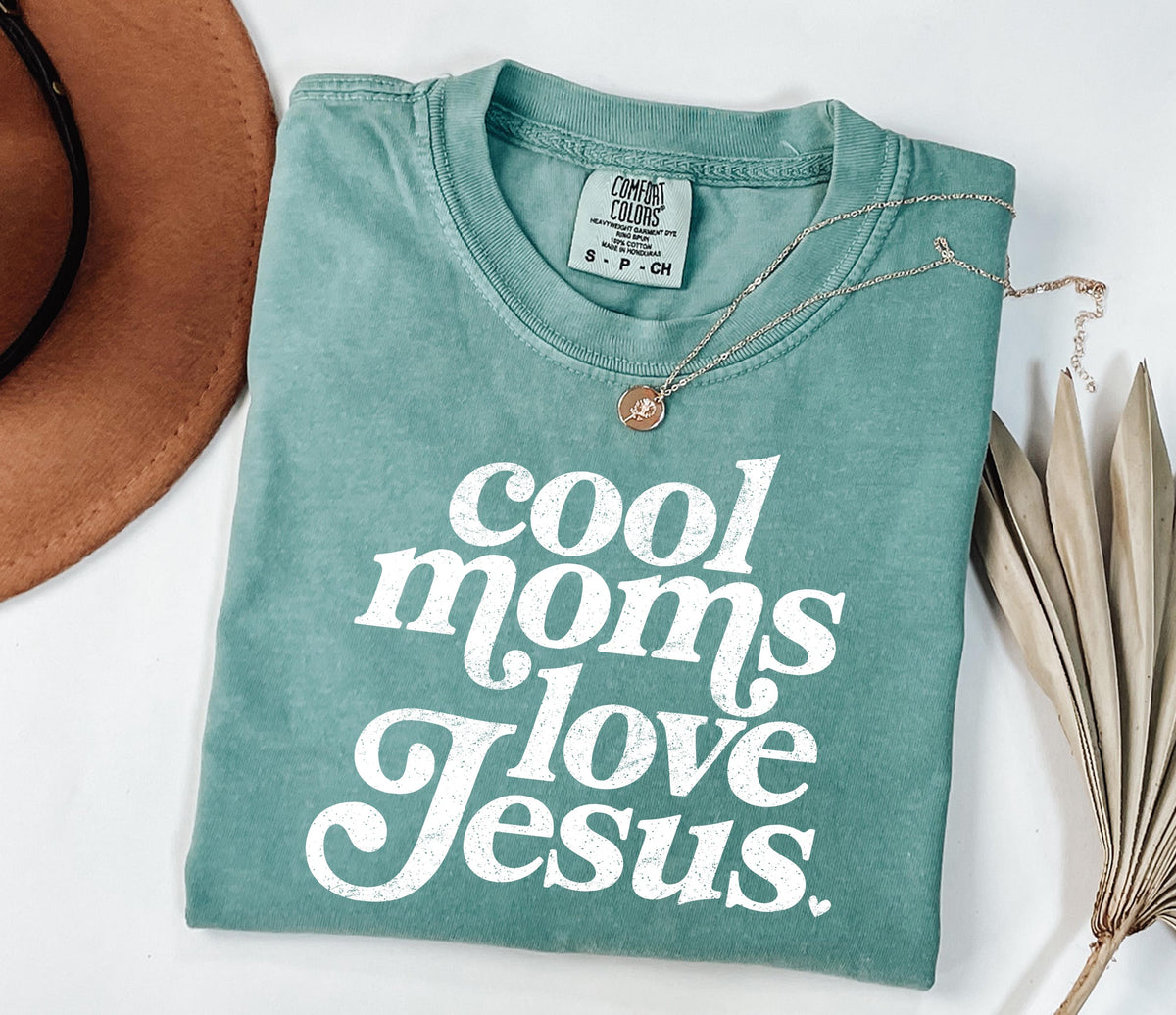 Cool Moms Love Jesus Shirt