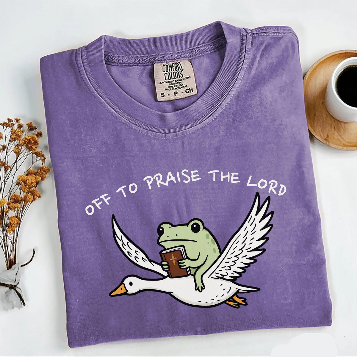 Off To Praise The Lord Tee V1