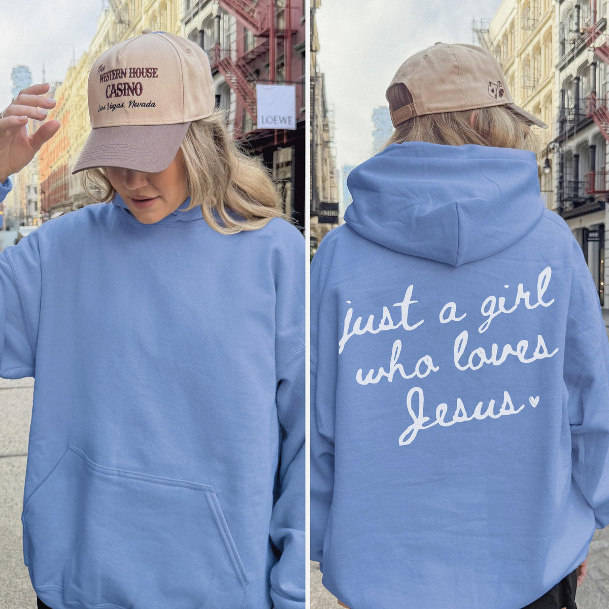 Just a Girl Who Loves Jesus Hoodie