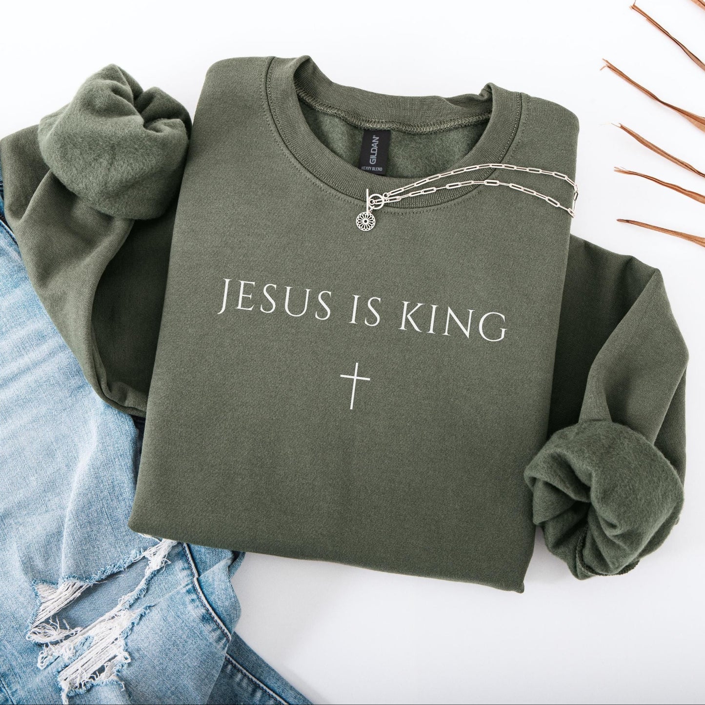 Jesus Is King Sweater V16