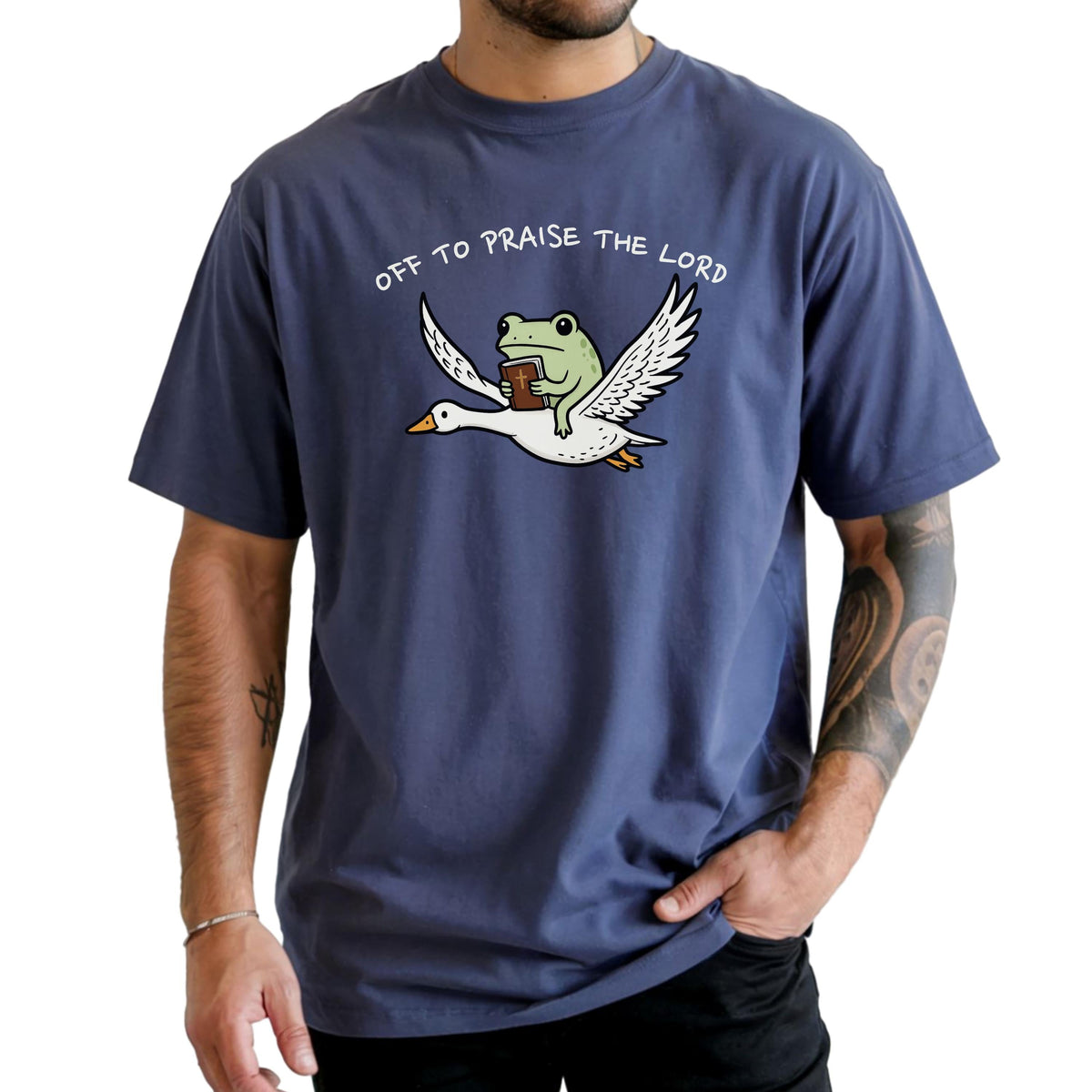 Off To Praise The Lord Tee V1
