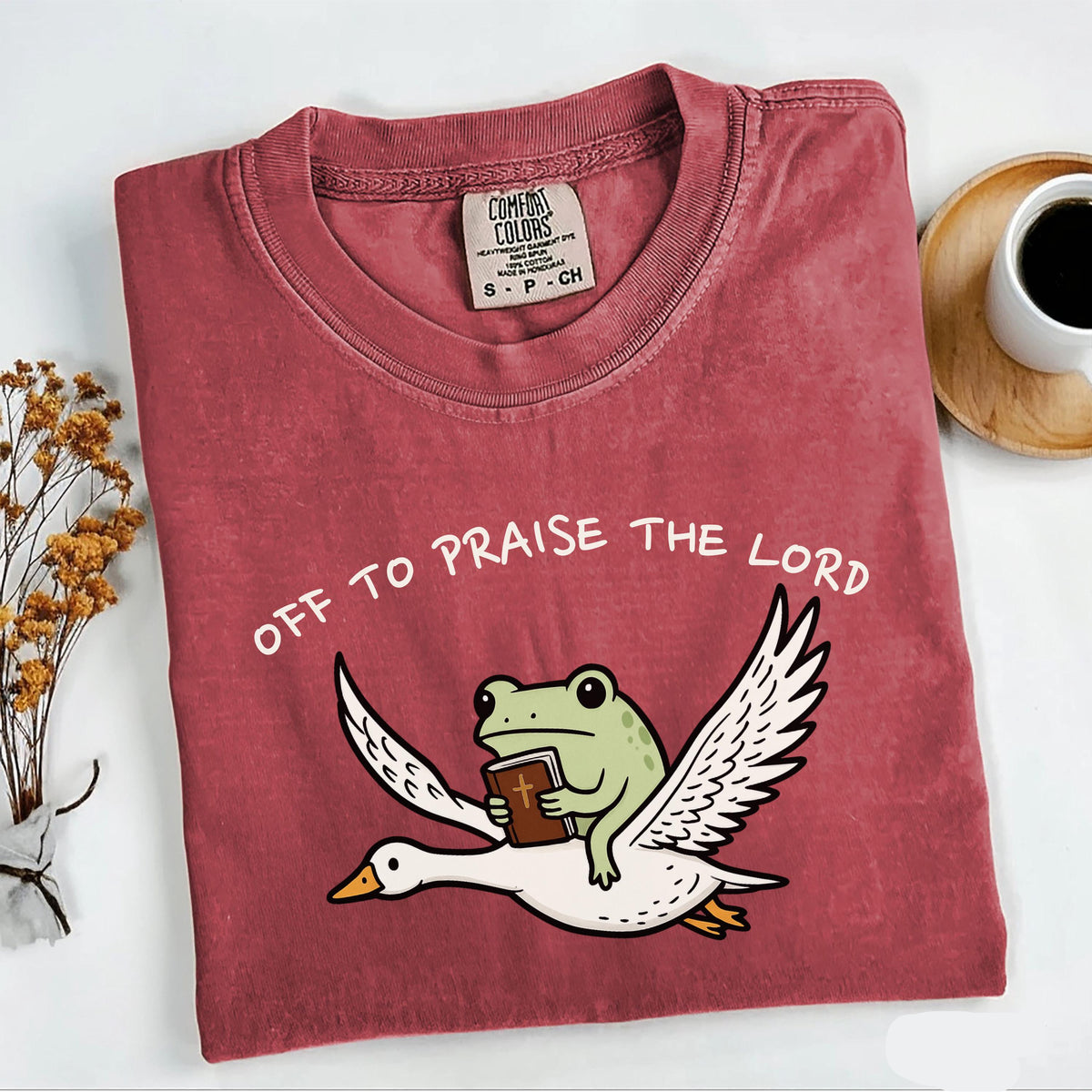 Off To Praise The Lord Tee V1