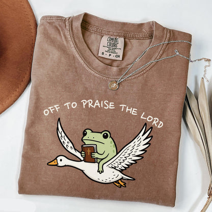 Off To Praise The Lord Tee V1
